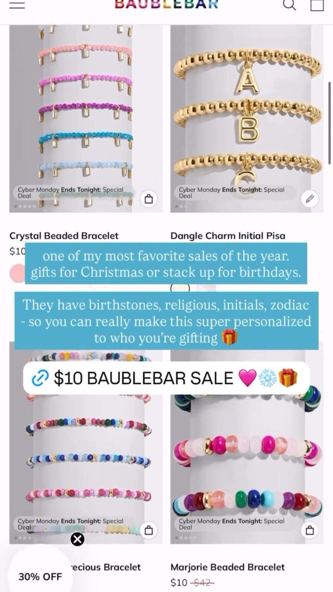 BaubleBar $10 sale is LIVE and selling fast! ✨ Sharing the best affordable jewelry, everyday essentials, statement earrings, bracelets, and holiday gift ideas under $10 that look way more expensive. These are perfect for gifting, stocking stuffers, teacher gifts, and last-minute outfits. Shop my favorites, best sellers, and trending pieces before they sell out — all linked in my LTK for quick add-to-cart. BaubleBar sale, BaubleBar $10 sale, affordable jewelry, budget friendly gift ideas, holiday gift ideas, stocking stuffers, jewelry gift guide, best sellers, everyday jewelry, statement earrings, trending accessories, bracelets, affordable fashion, gift ideas under $10, trending holiday gifts

#LTKGiftGuide #LTKHoliday #LTKSaleAlert