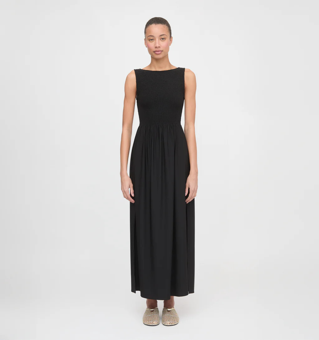 The Cosima Nap Dress - Black Jersey | Hill House Home US
