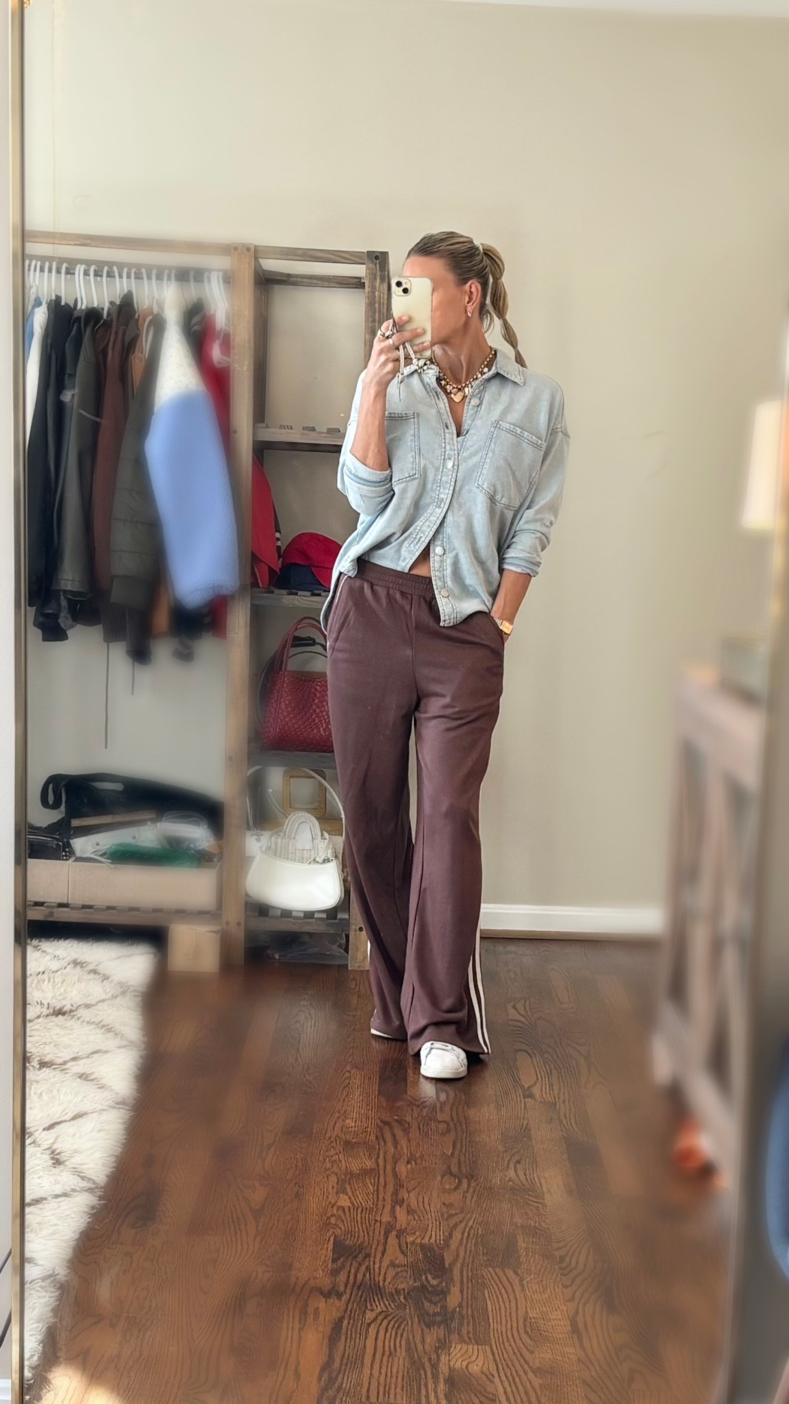 OOTD in the best pants for a tall girl! Well priced, super comfy and LONG!!! The brown are sold out but a similar green pair are on sale!!!
I’m 5’9 with long legs and wearing a size small for reference!

#LTKOver40 #LTKootd #LTKTall