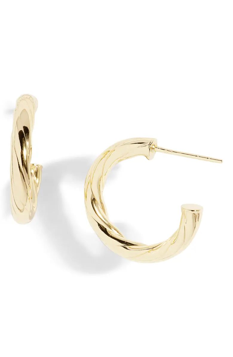 Argento Vivo Sterling Silver Twisted Hoop Earrings | Nordstrom | Nordstrom