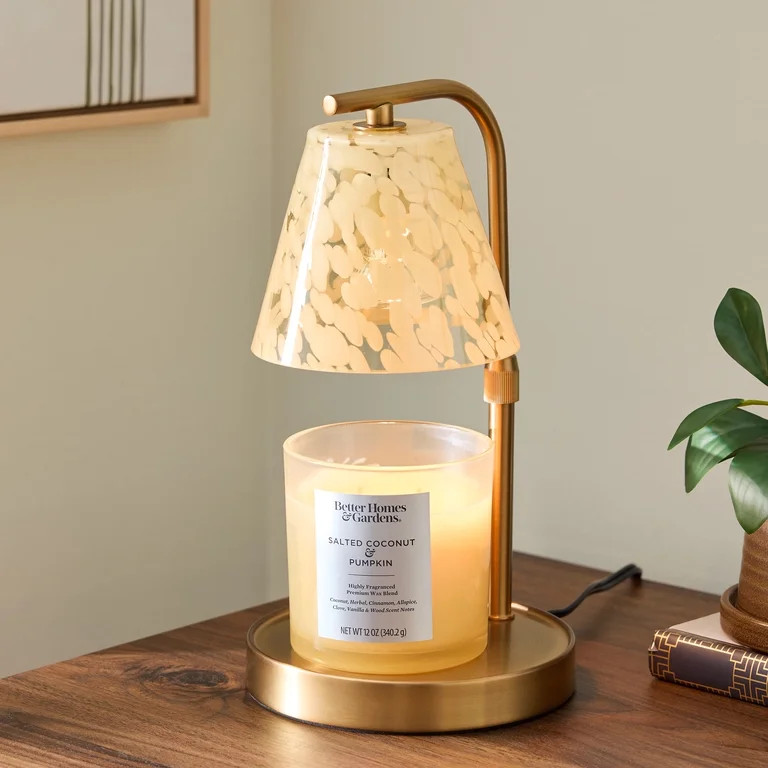 Better Homes & Gardens Dark Tortoise Wax Cube & Candle Warmer with Adjustable Height, Timer & Dim... | Walmart (US)