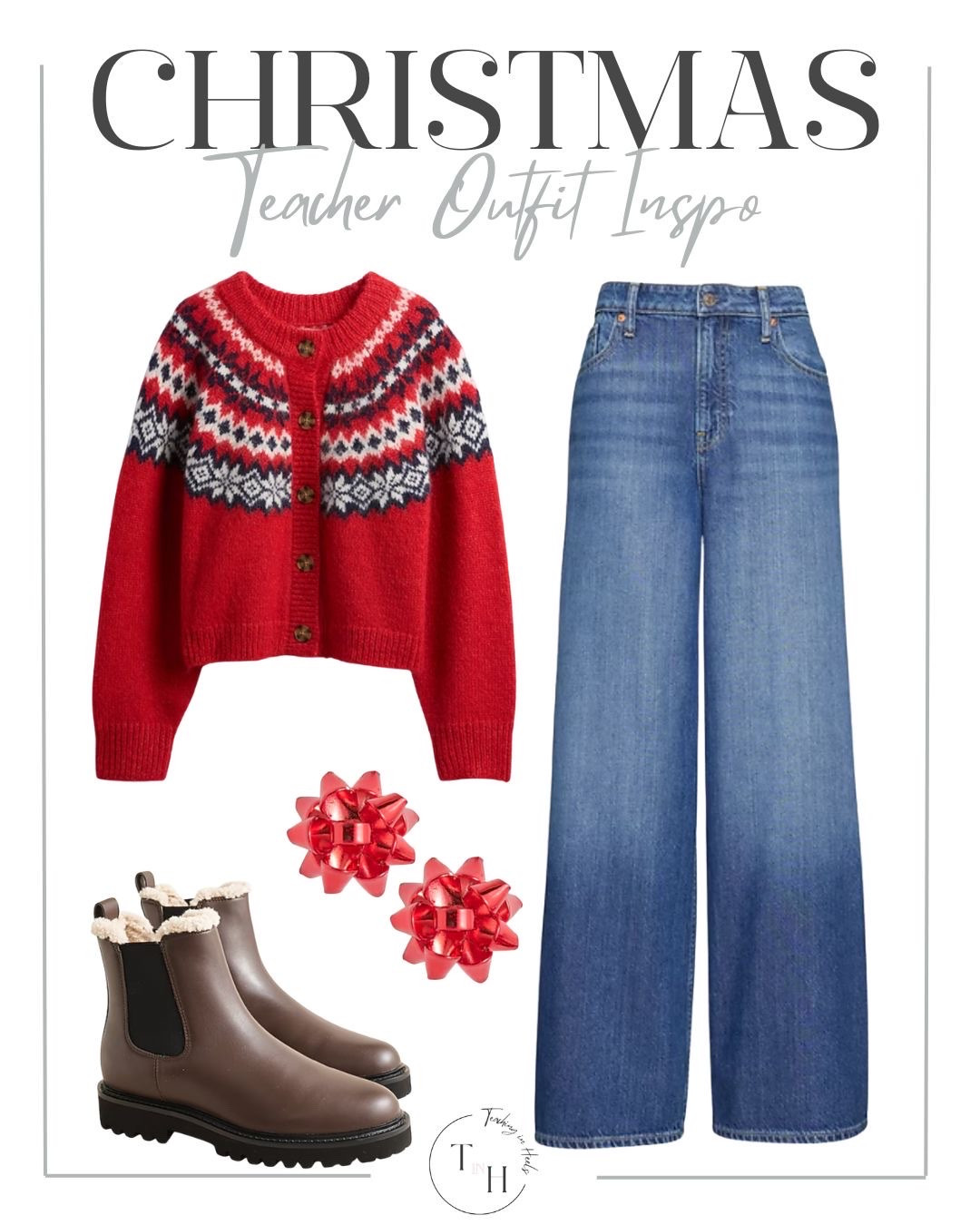 teacher  classroom style   teacher outfit  teacher style  teacher work style workwear  business casual  business office outfit  teacher ootd  teacherfit  ootd trendteacher  teacher outfits  teacher ootd  teacher outfit ideas  holiday sweater  holiday bow earrings  fuzzy boots  jeans 


#LTKSeasonal #LTKHoliday #LTKStyleTip