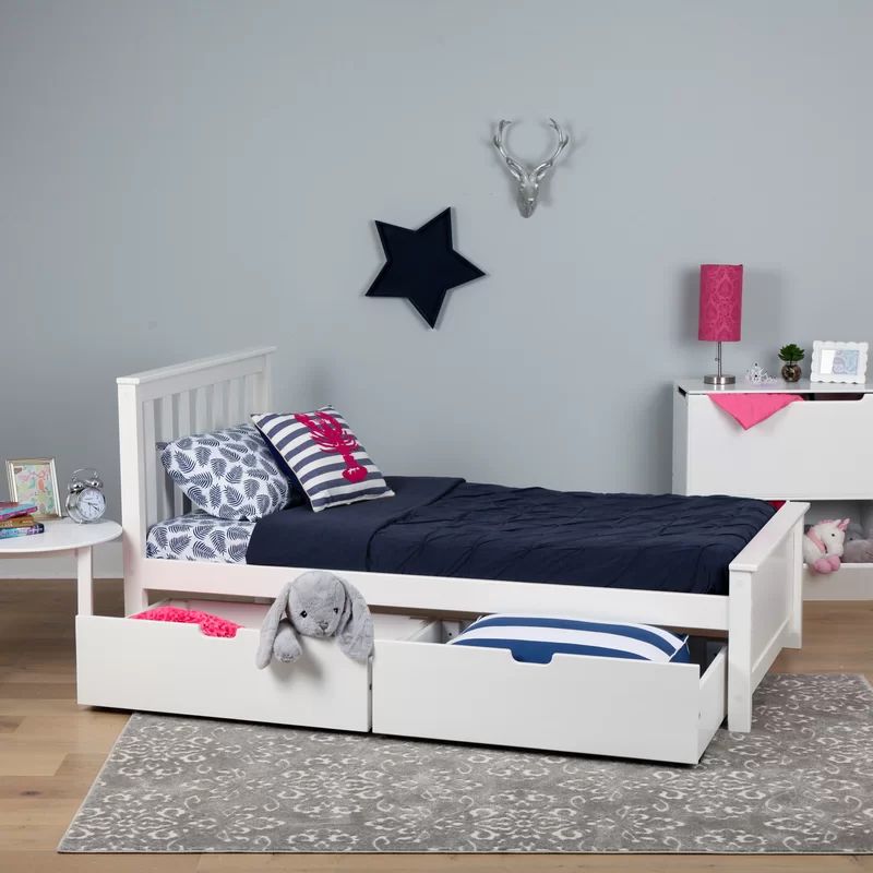 Boling Platform Bed with Drawers and Trundle | Wayfair North America