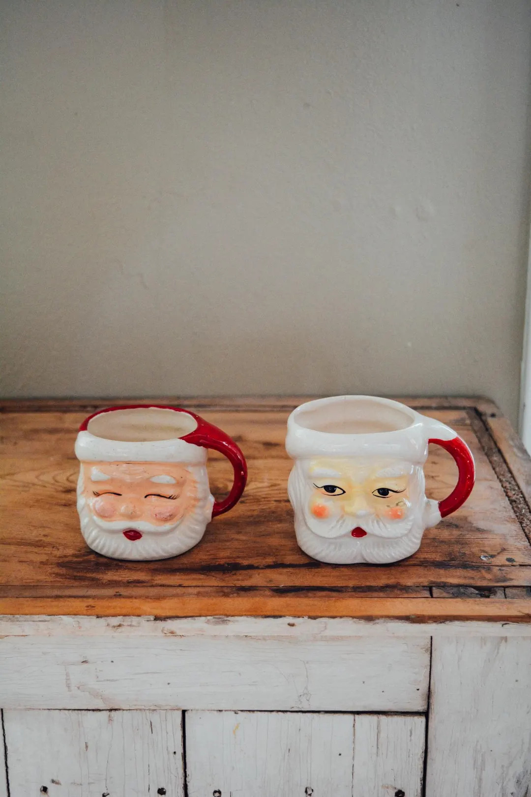 Vintage Santa Mug, Vintage Santa Mug Choice, Vintage Santa, Vintage Christmas Decor, Japan Santa ... | Etsy (US)