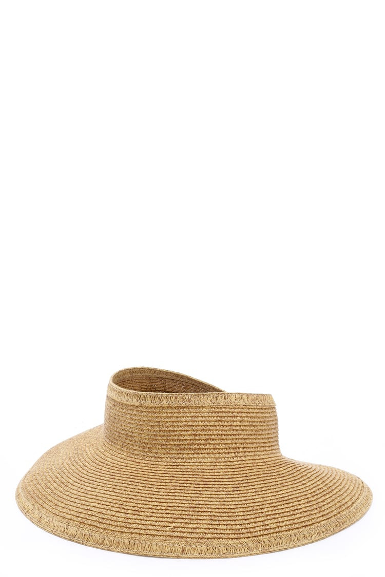 Shade Stunner Beige Straw Visor | Lulus