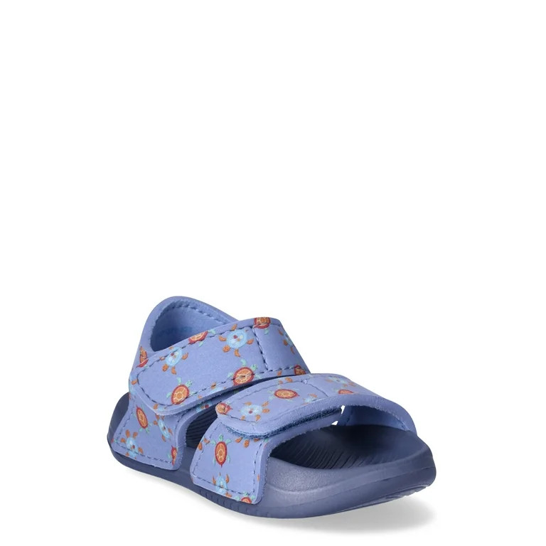 Wonder Nation Baby Boy Turtle Strap Sandal, Size 2-6 | Walmart (US)