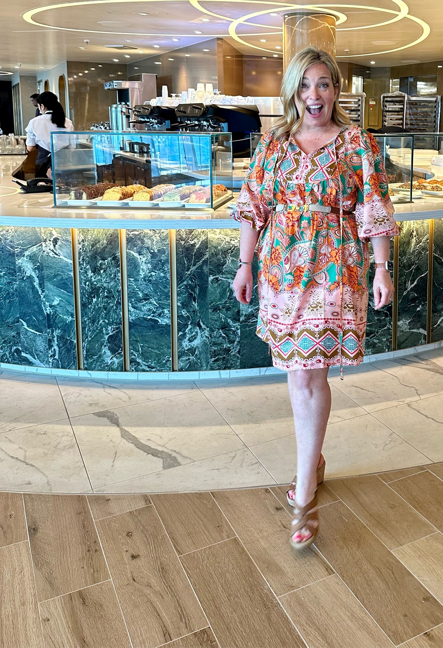 This dress is will keep you comfortably on your cruise of at a resort! It’s light, wrinkle resistant and fabulous! Belt for a cute resort wear vacation outfit!

#LTKover40 #LTKworkwear #LTKtravel