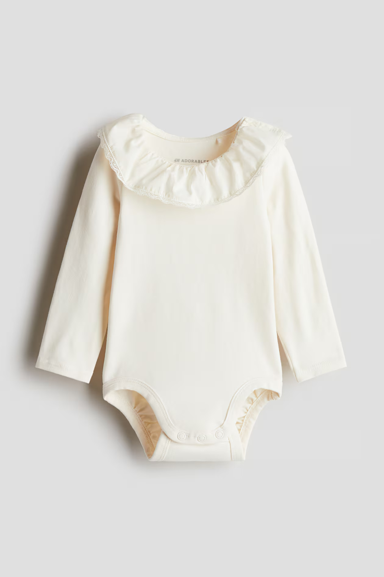 Cotton Bodysuit with Collar | H&M (US + CA)