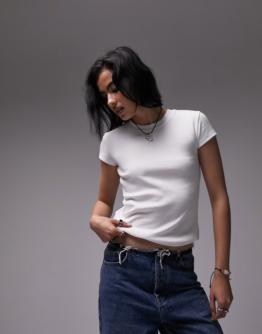 Topshop everyday tee in white | ASOS (Global)