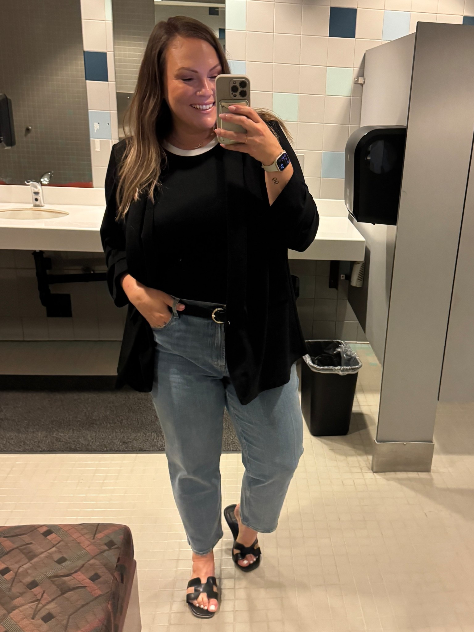 just confirming how much I love these jeans. They are so comfortable I’ve been home for 6 hours and I’m still wearing them  

#LTKWorkwear #LTKOver40 #LTKPlusSize