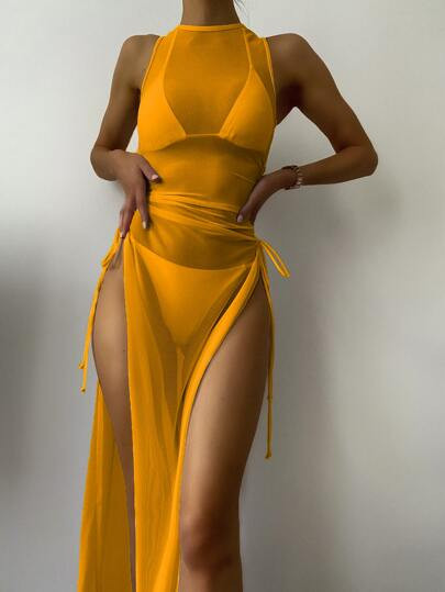 Sheer Mesh Cover Up | SHEIN