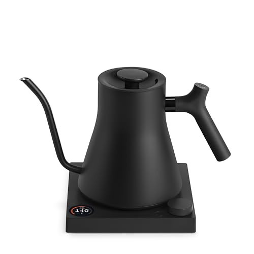 Fellow Stagg EKG Pro Electric Gooseneck Kettle - Pour-Over Coffee and Tea Pot, Stainless Steel, Quick Heating, Matte Black, 0.9 Liter | Amazon (CA)