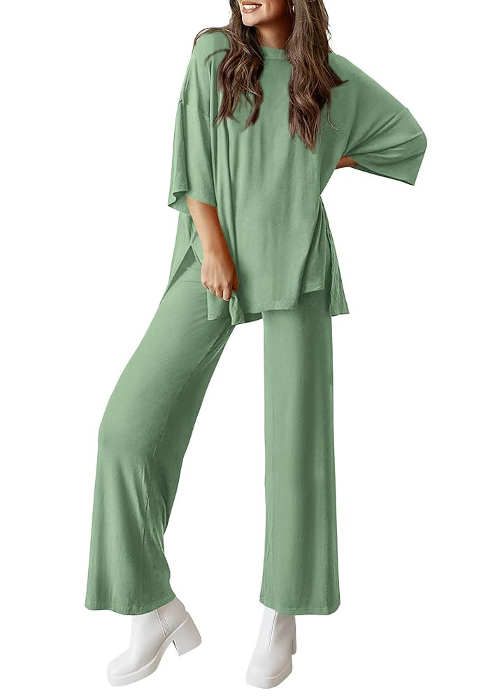 PRETTYGARDEN Two Piece Sets For Women Summer Fashion Lounge Matching Set 2025 Travel Vacation Air... | Amazon (US)