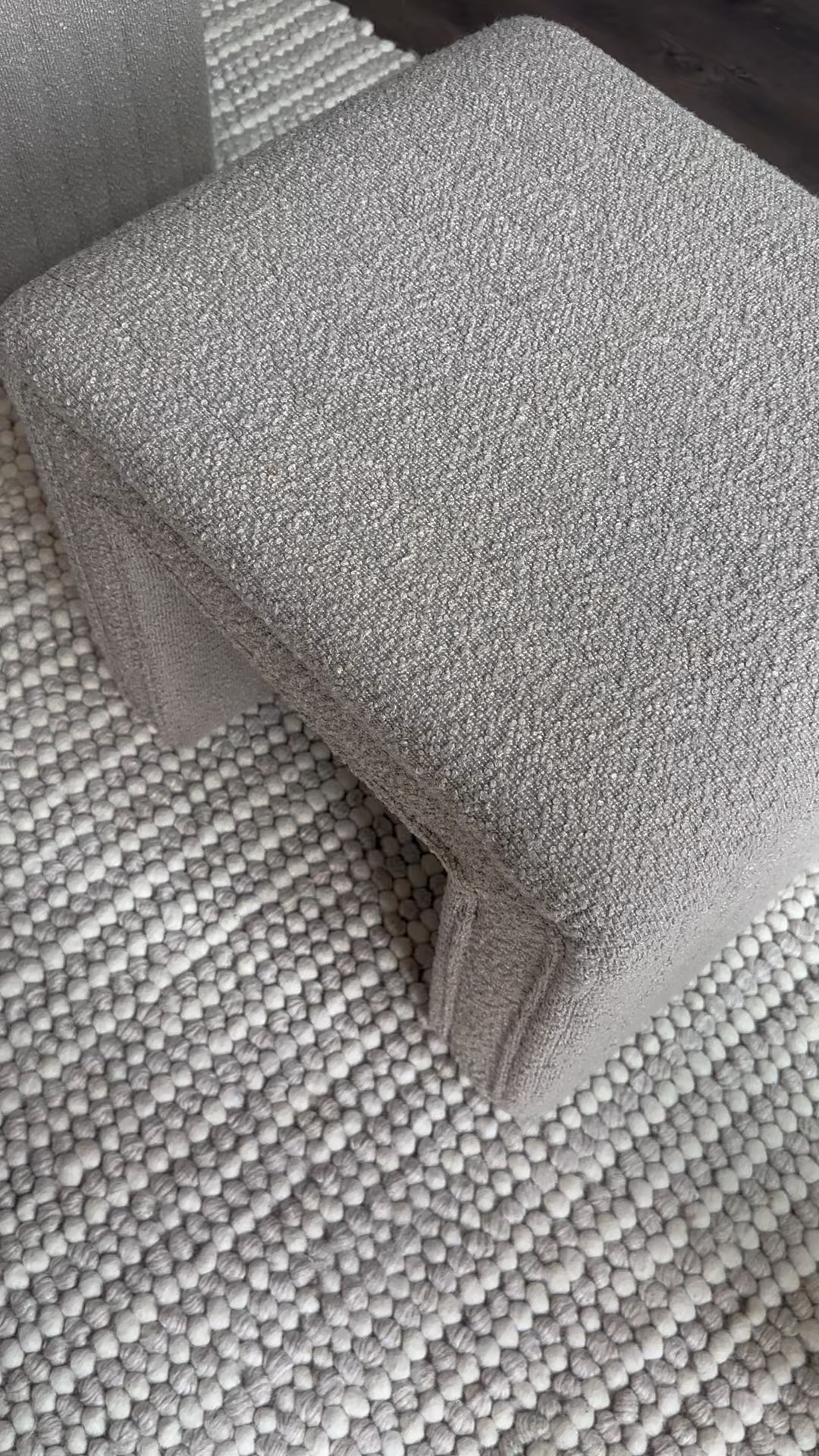 Obsessed with these Boucle ottomans from Amazon! This rug is on sale right now too!!

Living room seating
Ottoman 
Grey ottoman
Boucle ottoman
Boucle furniture
Living room
Living room inspo
Area rug
Rug
Living room rug
Neutral rug

#LTKSaleAlert #LTKHome