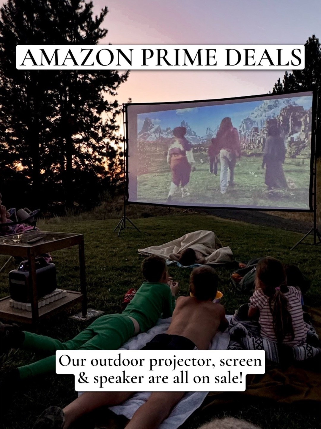 Our complete outdoor movie set up is on sale during Amazon prime days! Projector, projector, screen, outdoor speaker. It’s been the best investment for hosting!! 

#LTKHome #LTKSaleAlert #LTKParties