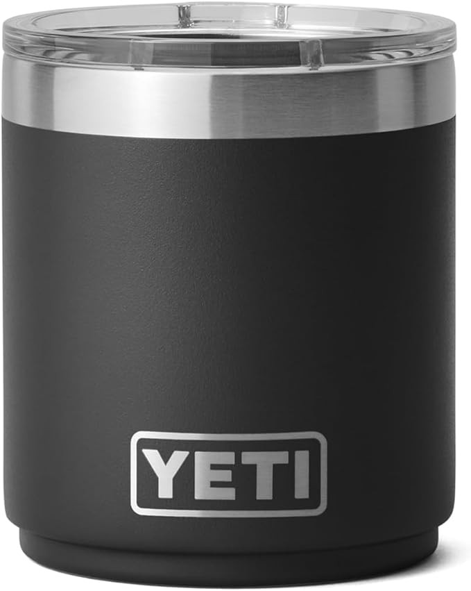 YETI Rambler 10 oz Stackable Lowball 2.0, Vacuum Insulated, Stainless Steel with MagSlider Lid, B... | Amazon (US)