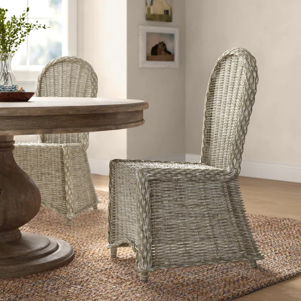 Alverta Side Chair in White Washed (Set of 2) | Wayfair North America