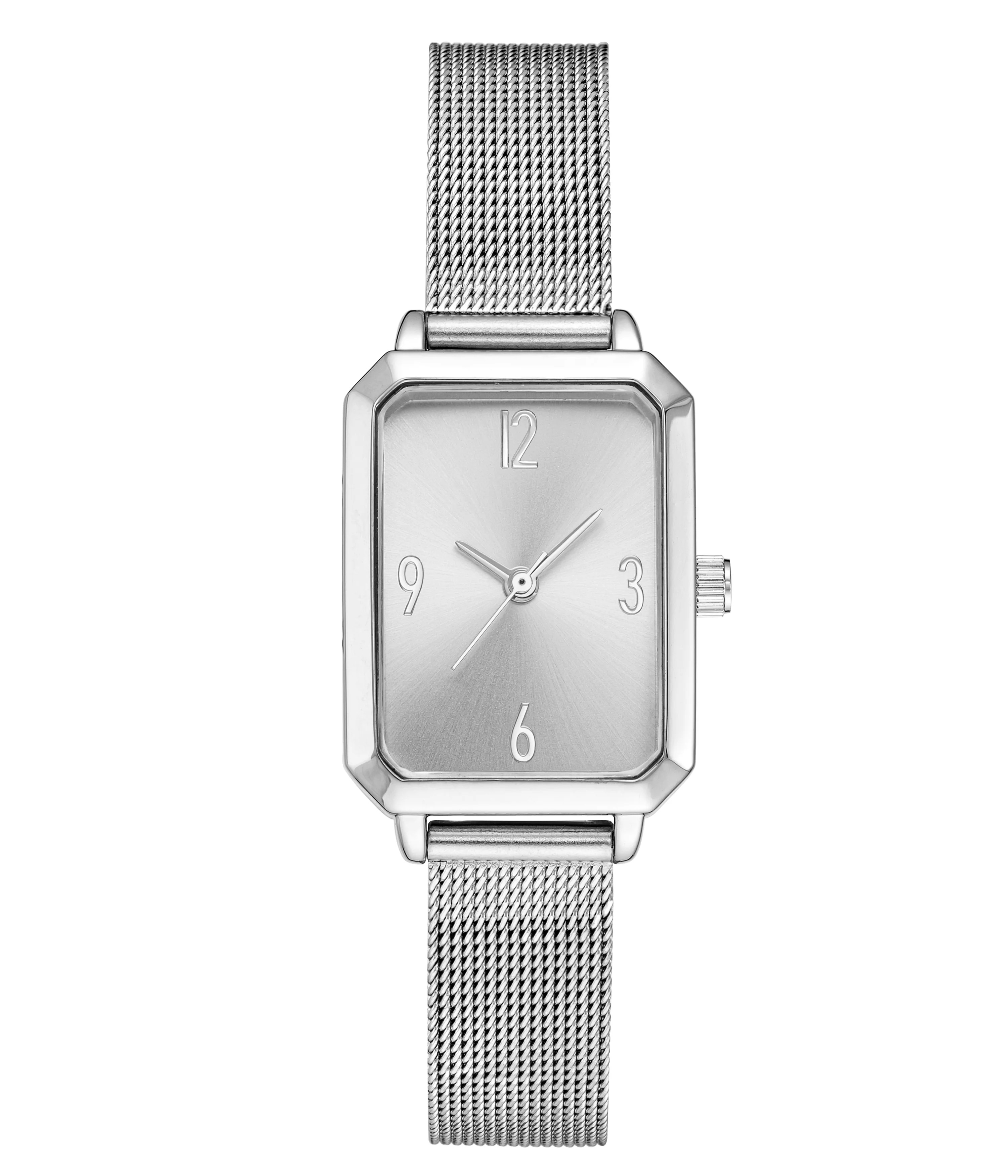 Time And Tru Ladies Silver Square | Walmart (US)