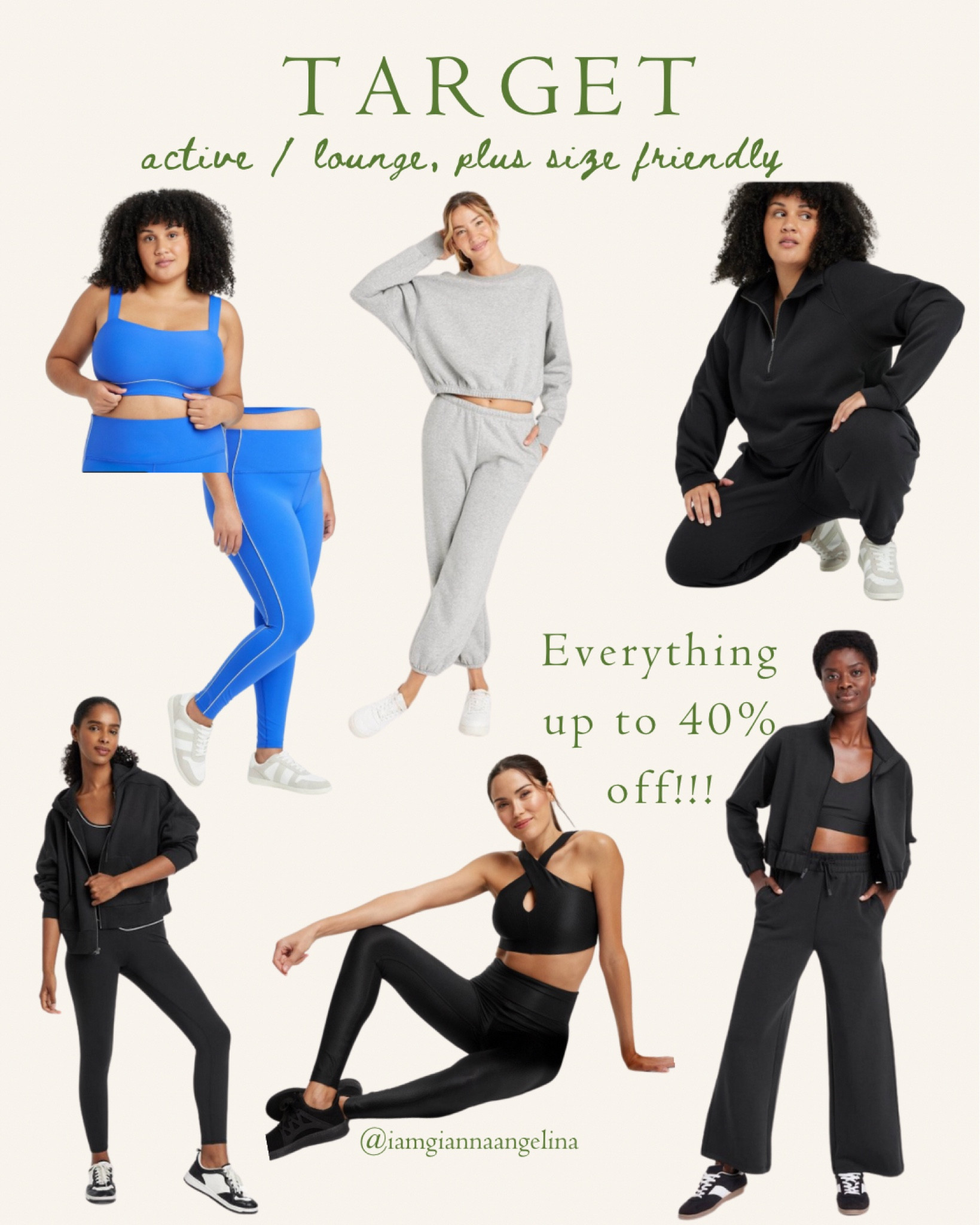 Target active and lounge wear I ordered! Up to 40% off and plus size friendly 

Plus size active sets
Plus size loungewear 
Black Friday sale 
Sets 

#LTKCyberWeek #LTKActive #LTKFindsUnder50