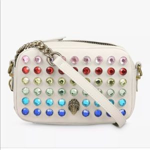 Kurt Geiger London Shoreditch Leather Rainbow Jewel Camera Crossbody Bag NWT | Poshmark