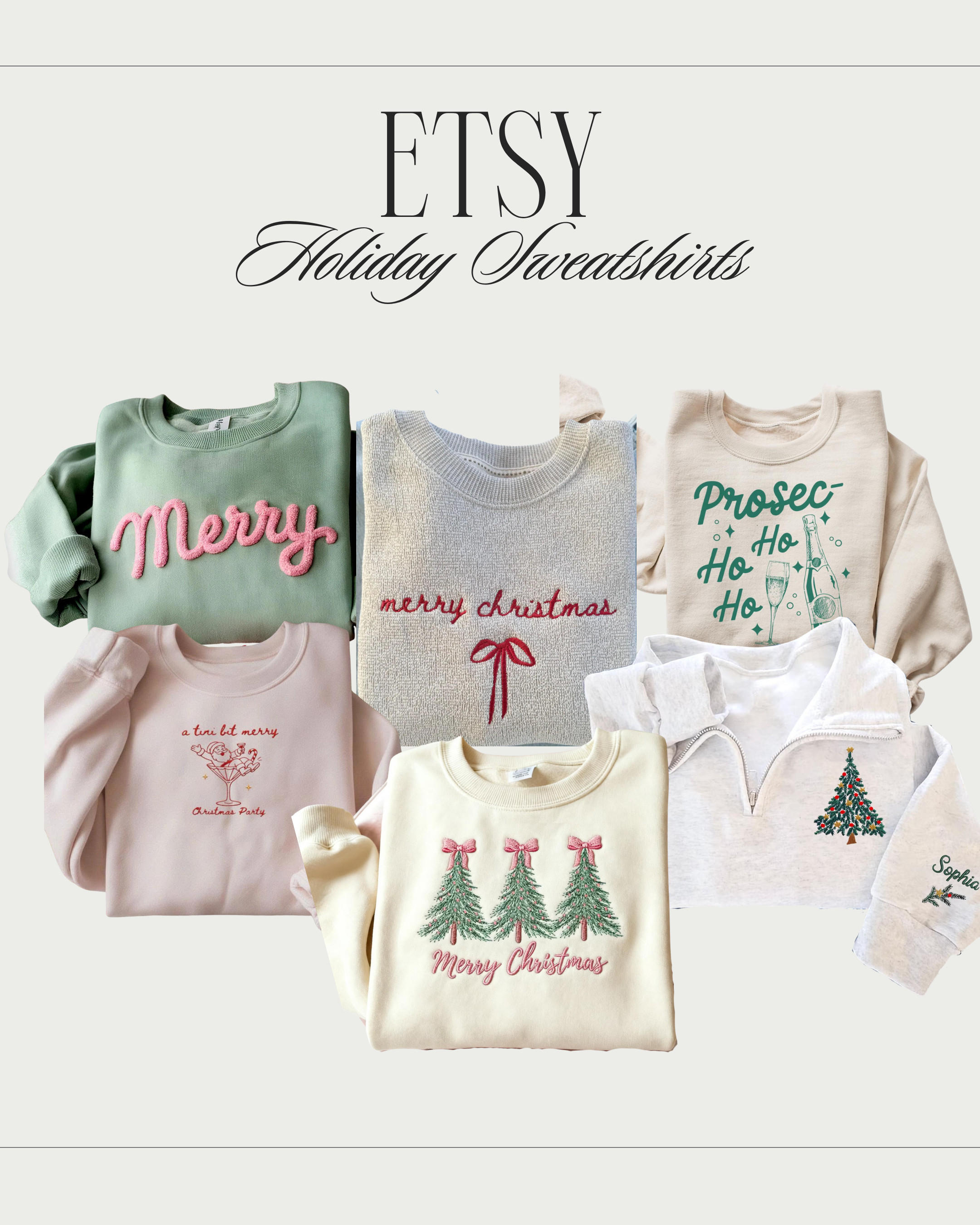 ETSY Holiday Sweatshirts! 

 #LTKGiftGuide #LTKHoliday #LTKSeasonal