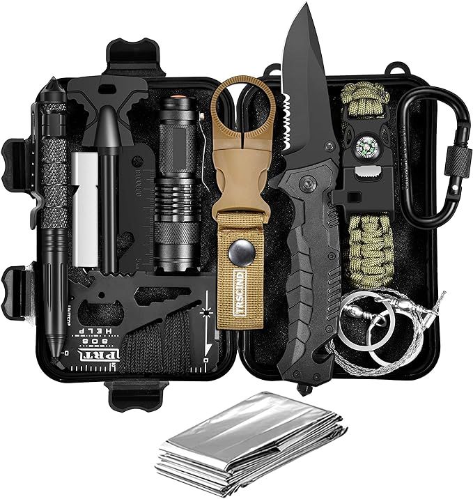 Gifts for Dad Men Him Husband Fathers Day, Survival Gear and Equipment, Survival Kit 11-in-1, Bir... | Amazon (US)