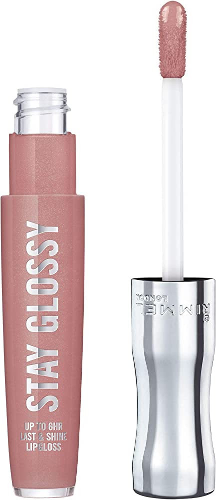 Rimmel Stay Glossy Lipgloss 6 Hour Lip Gloss Blushing Belgraves 0.18 Fl Oz | Amazon (US)