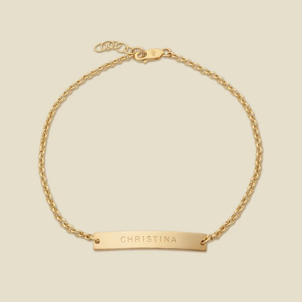 Made By Mary Skinny Bar Bracelet | Dainty, Minimal, Modern | Made By Mary