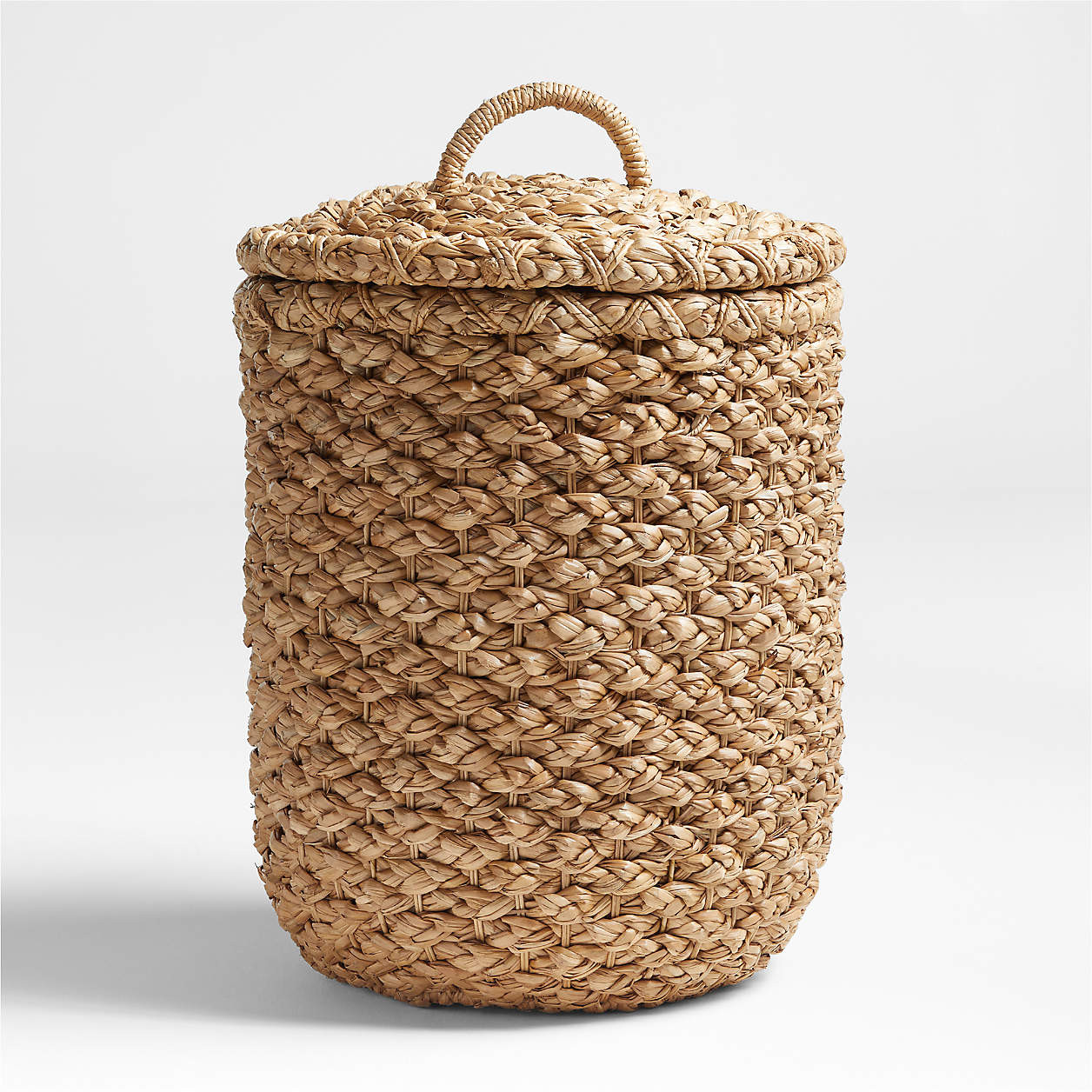 Emlyn Woven Hamper with Lid + Reviews | Crate & Barrel | Crate & Barrel