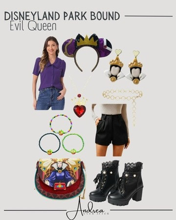 Evil Queen Park Outfit |
Apple-core energy and villainous elegance, this bound brings bold contrasts and a hint of drama for Fantasyland photo ops with wicked flair. 

 #LTKOver40 #LTKMidsize #LTKTravel