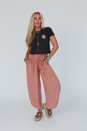 The Nest Emberlyn Wide Leg Cinched Pants — Three Bird Nest | Three Bird Nest