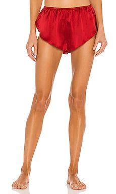 Journelle Celine Silk Tulip Shortie in Scarlet from Revolve.com | Revolve Clothing (Global)