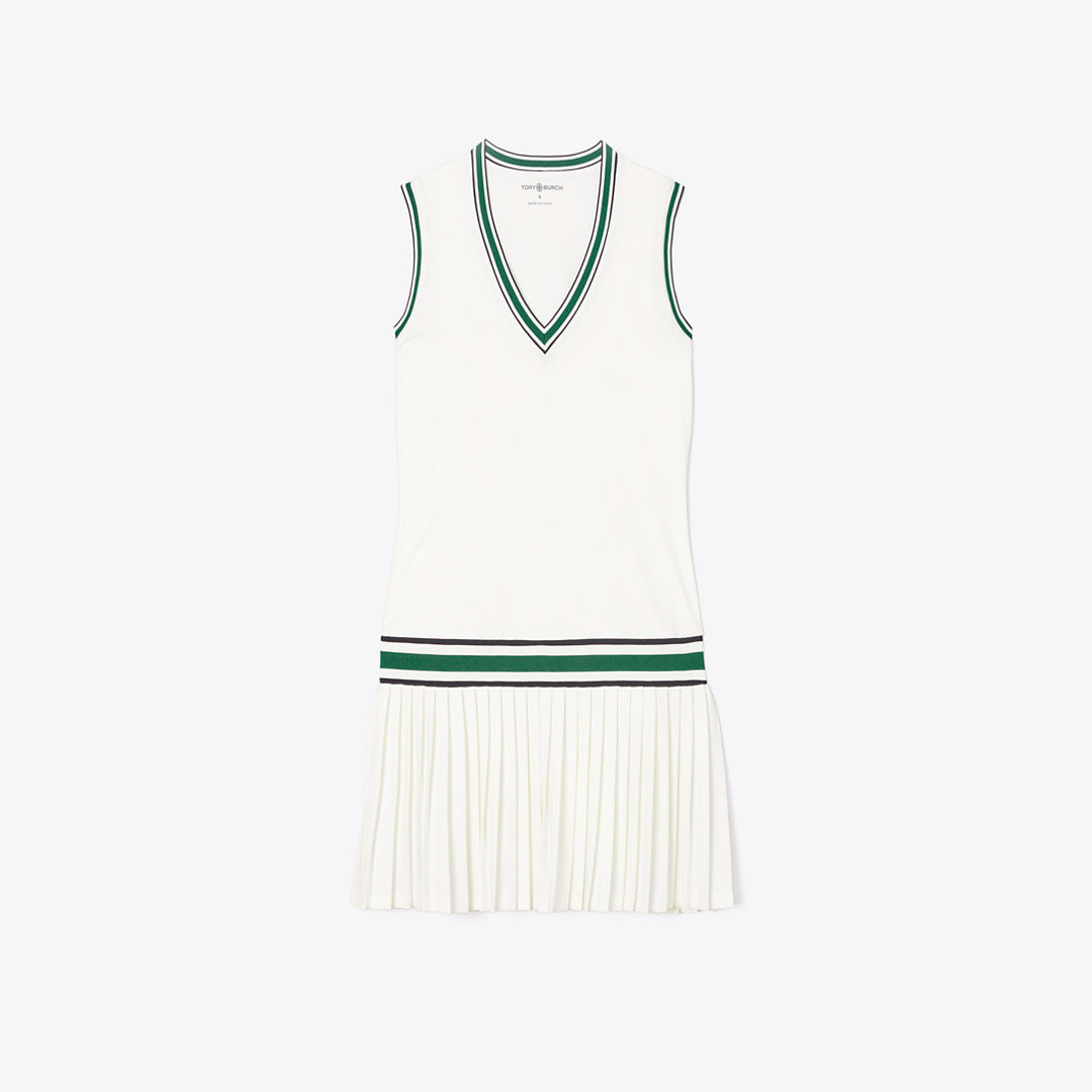 Tory Burch Performance Jersey V-Neck Tennis Dress | Tory Burch (US)