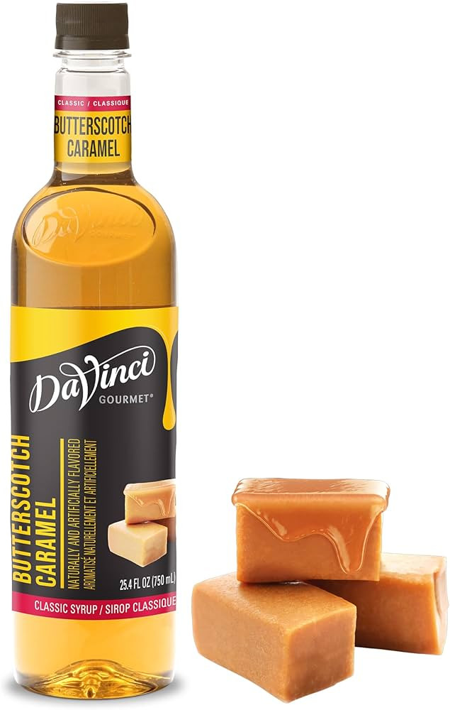 DaVinci Gourmet Classic Butterscotch Syrup, 25.4 Fluid Ounces (Pack of 1) | Amazon (US)