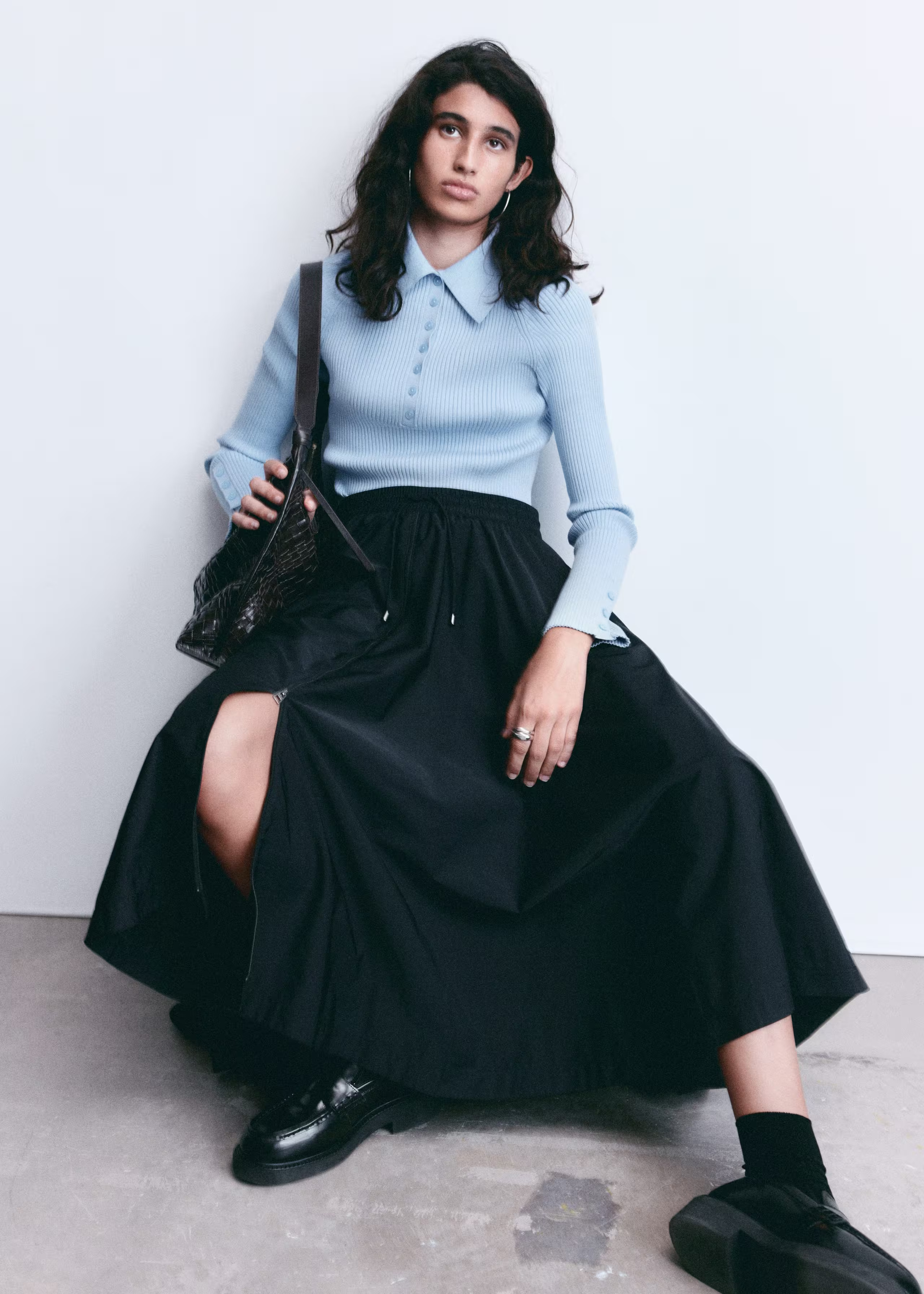 Drawstring A-line Midi Skirt | & Other Stories - US