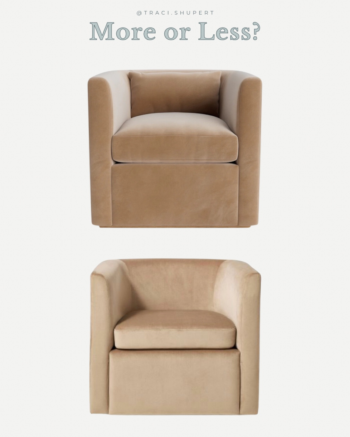 McGee & Co. swivel barrel chair, Target Studio McGee barrel swivel chair, velvet

#LTKfamily #LTKFind #LTKhome