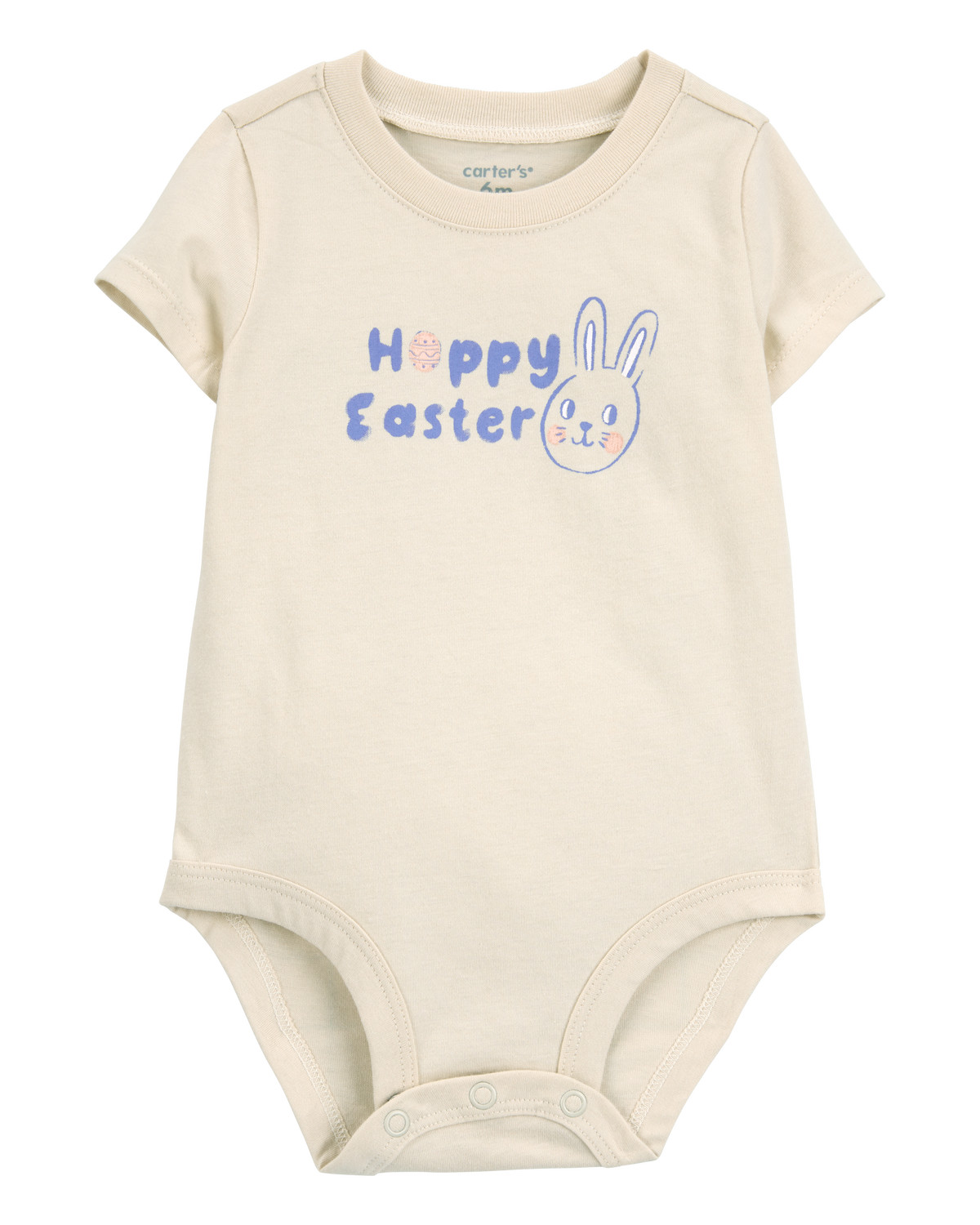 Baby Easter Short-Sleeve Bodysuit - Ivory | Carter's Inc