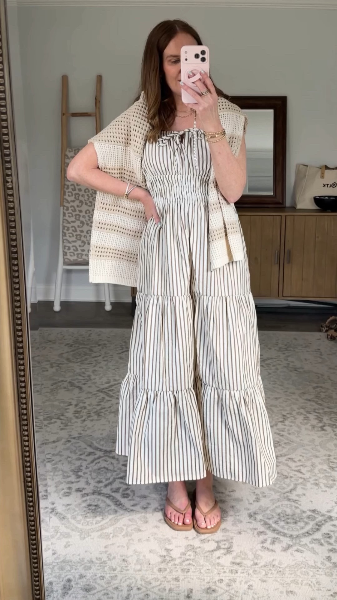 Tan striped maxi dress medium 

The best Target haul on the internet. Seriously. I’ve always been a fall fashion girl, but Target has changed that💛 These are my faves.

#targetforthewin #targetstyle #targetfashion 
Target fashion haul, spring fashion trends 2026, target finds, Target must haves, designer inspired, Pinterest outfit, Target must haves, spring outfit ideas, summer outfit ideas, graduation guest outfit, mom style, look for less, tall girl style

#LTKootd #LTKSeasonal #LTKOver40