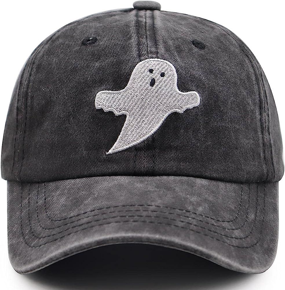 Splash Brothers Customized Boo Halloween Hats for Women Men, Funny Adjustable Embroidered Baseball C | Amazon (US)