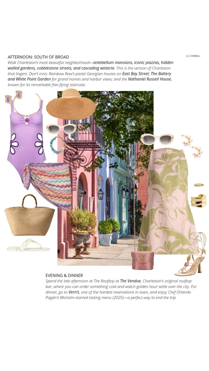 The ultimate Charleston girls trip 🤍🌸

Three nights at The Cooper, waterfront views, sunset yacht charters, the best restaurants in the city, and shopping you’ll be thinking about long after you leave. This is Charleston done the right way—elevated, intentional, and so much fun.

Sharing the looks I’d pack for it all—from daytime exploring to dressed-up dinners and everything in between. Save this for your next trip and tap to shop. ✨ 

 #CharlestonSC #GirlsTrip #LuxuryTravel #SouthernStyle #VacationStyle #LTKFinds 

#LTKTravel #LTKootd #LTKOver40 #LTKTravel