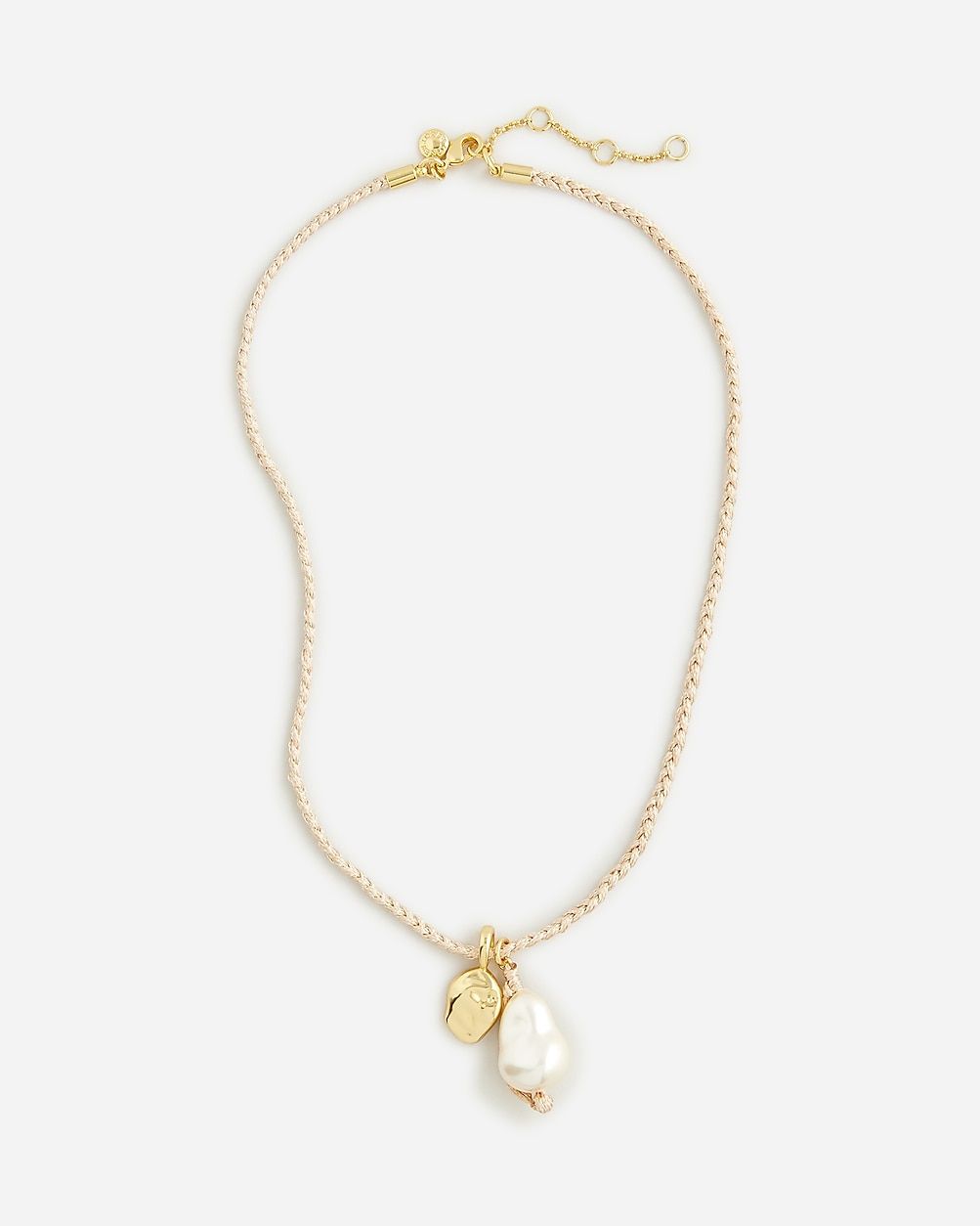 Rope-tied pendant necklace | J. Crew US