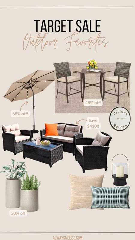 Target has a great sale going on for all things patio! Rounding up a few of my favorites that are all on major mark down!

Target 
Outdoor furniture 
Outdoor decor

#LTKSaleAlert #LTKSeasonal #LTKHome