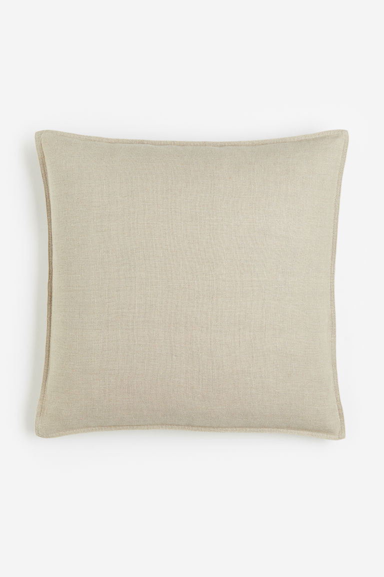 H & M - Linen Cushion Cover - Beige | H&M (US + CA)