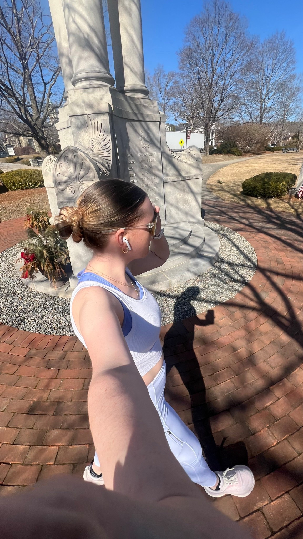 First sunny walk of Massachusetts!