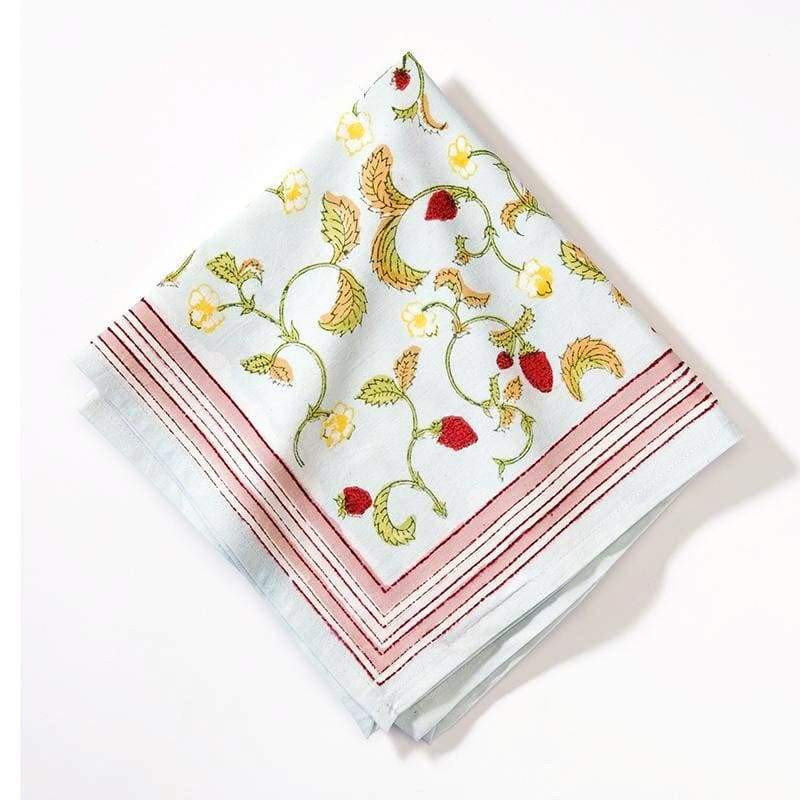 Fraises des Bois Napkins, Set of 6 | Couleur Nature