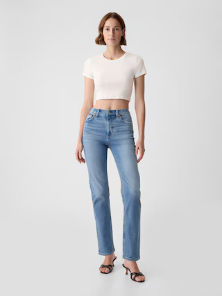 High Rise ’90s Straight Jeans | Gap (US)