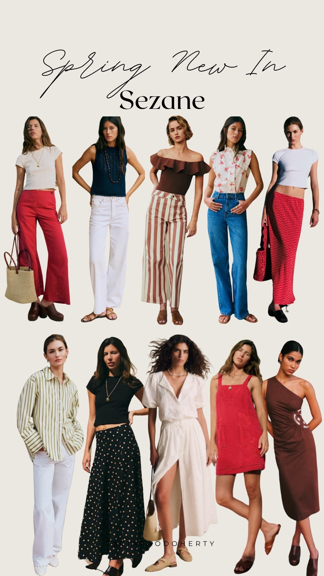 Spring New In: Sezane

Sezane, jeans, spring new in, striped shirt, floral top, maxi skirt, denim jeans, red dress, spring dress, satin skirt, trousers, stripe jeans, bodysuit

#LTKireland #LTKeurope #LTKspring