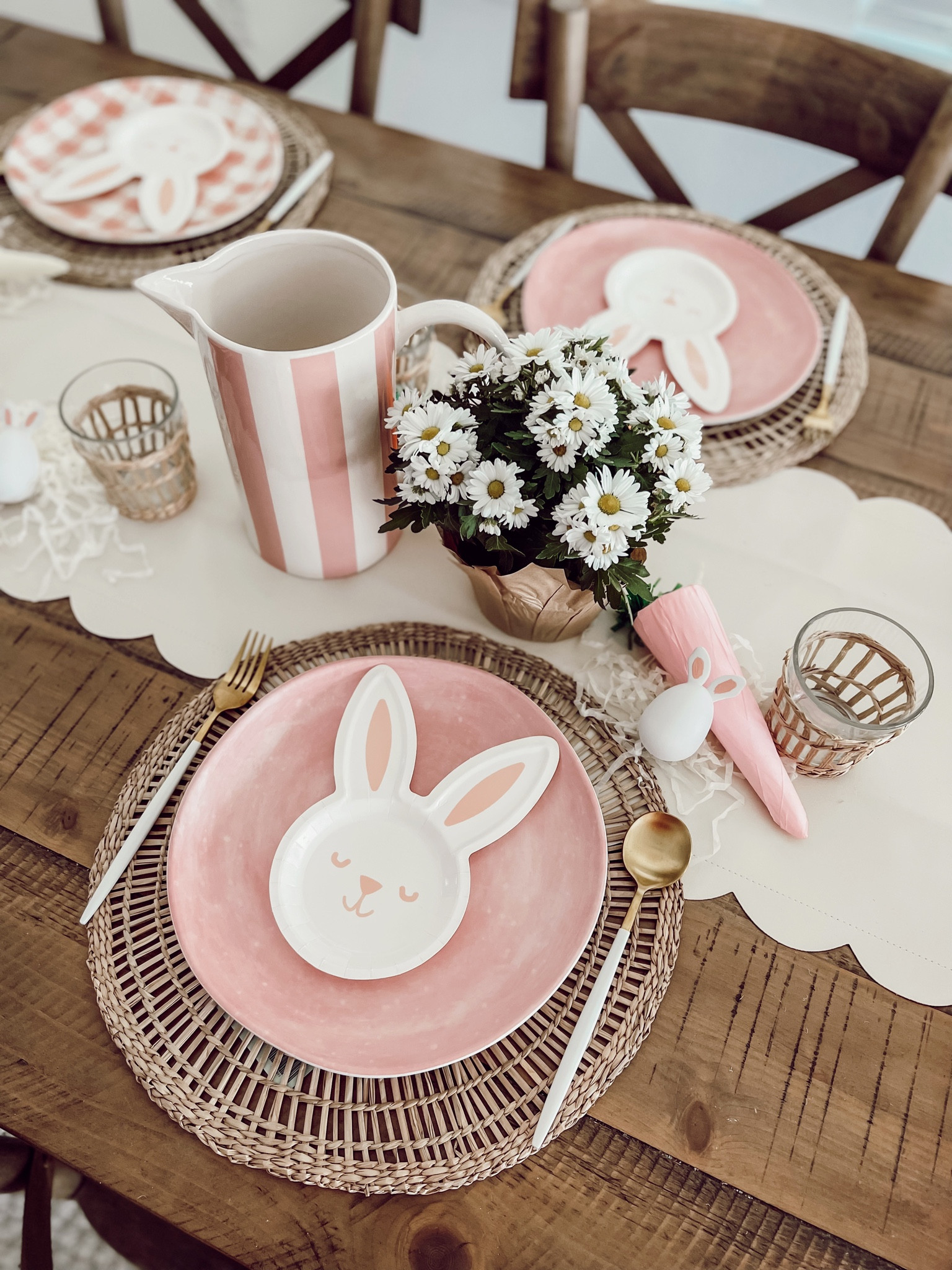 Spring Tablescape #springdecor #easterdecor #dinningroom #tablescape #plates 

#LTKstyletip #LTKSeasonal #LTKhome