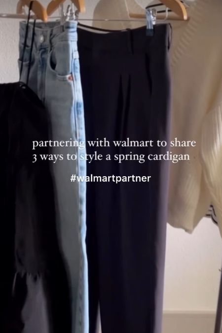 I am partnering with @Walmart to share 3 easy looks to create with this knit cardigan // which one is your fave? 

+ try it with a simple black dress, fun shoes, and toss over shoulders (I love this for a spring patio lunch) 
+ with pleated trousers and a heel or sneaker 
+ over a striped top and denim 

Linking everything is stories and on @shop.ltk
#WalmartPartner #liketkit @WalmartFashion #WalmartFashion


#LTKfindsunder100 #LTKfindsunder50