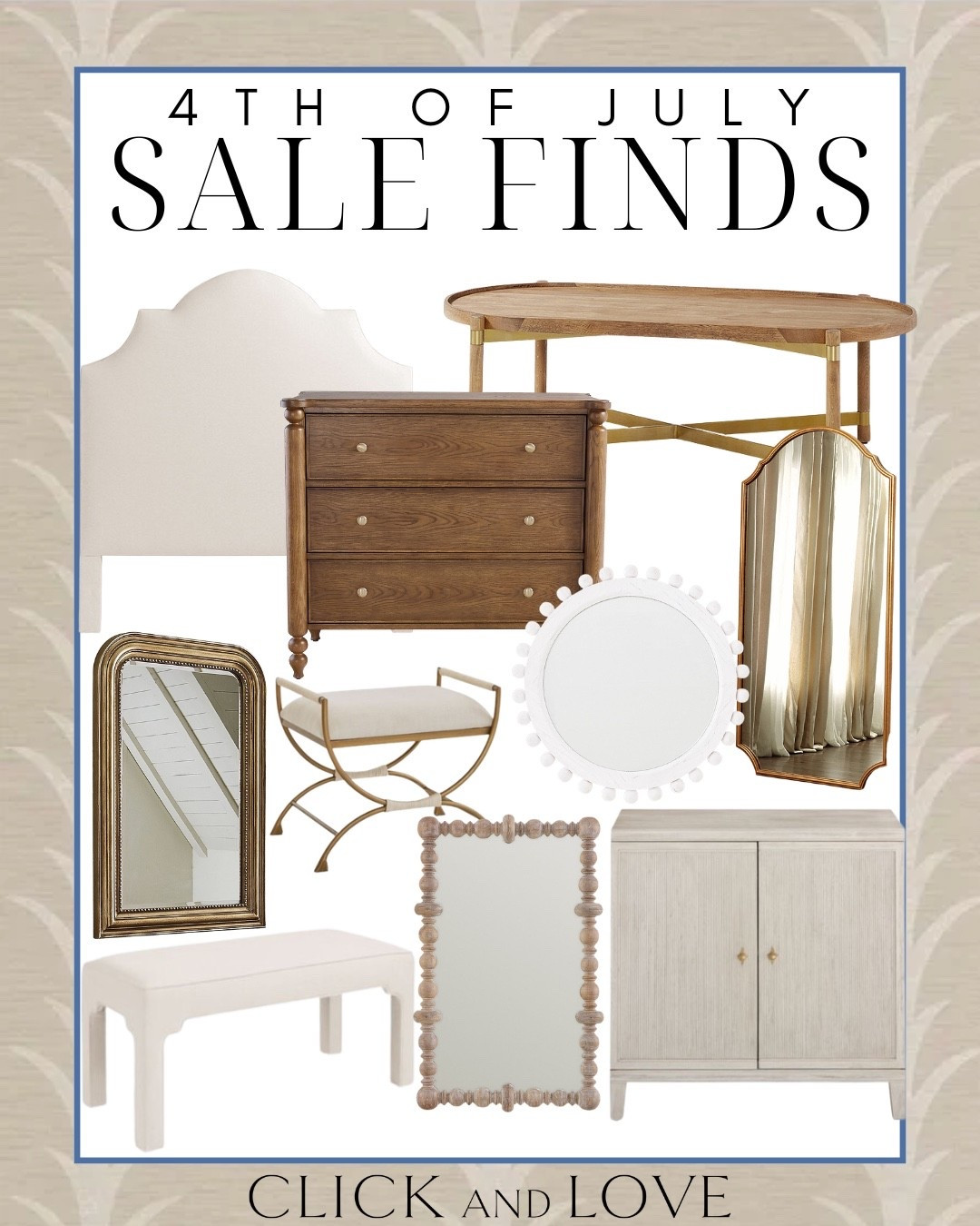 4th of July home decor and furniture sale finds for every room! My top picks from Ballard Designs 👏🏼 20-75% off sitewide is happening now! 

Ballard, Ballard designs, modern home decor, traditional home decor, interior design, look for less, headboard, cabinet, sideboard, mirror, coffee table, nesting table, ottoman, bench, nesting table, budget friendly furniture, Sale finds, sale, sale alert, iving room, bedroom, guest room, dining room, entryway, seating area, family room, Modern home decor, traditional home decor, budget friendly home decor, Interior design, shoppable inspiration, curated styling, beautiful spaces, classic home decor, bedroom styling, living room styling, style tip, dining room styling, look for less, designer inspired

#LTKSeasonal #LTKHome #LTKSaleAlert